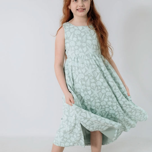Youth Bamboo Square Neck Midi Dress | Sunkissed - additional view