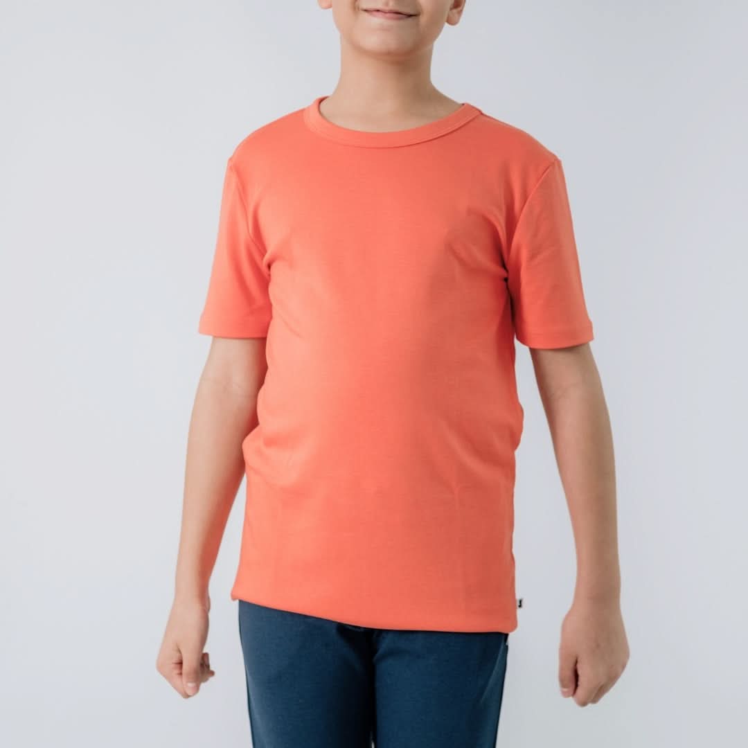 Youth Bamboo T-Shirt | Cream - additional view