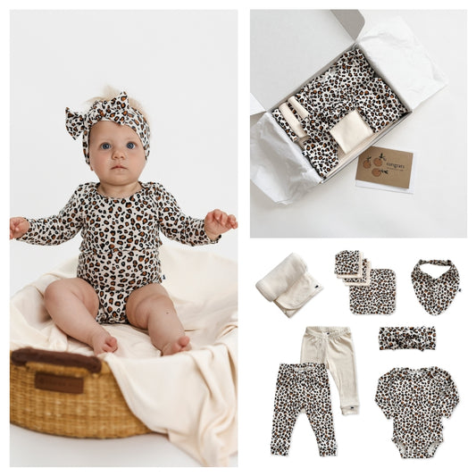 Bamboo Baby Capsule Gift Box | Snow Leopard