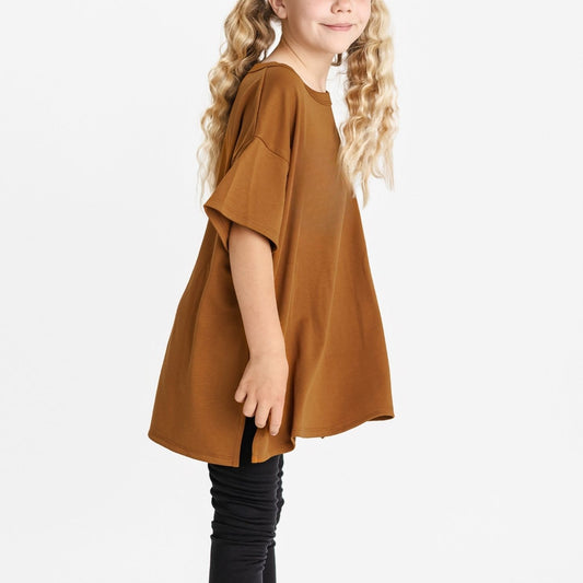 Youth Bamboo Oversize T-Shirt | Bronze