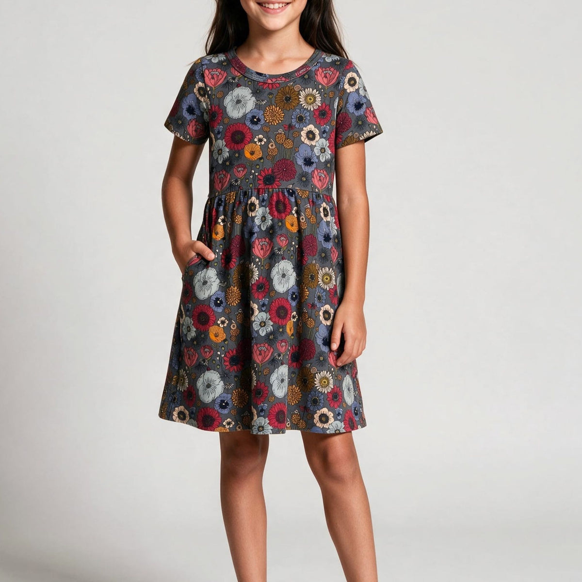 Youth Bamboo Daphne Dress | Autumn Floral
