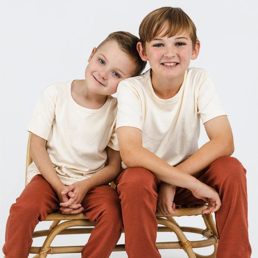 Youth Bamboo T-Shirt | Cream