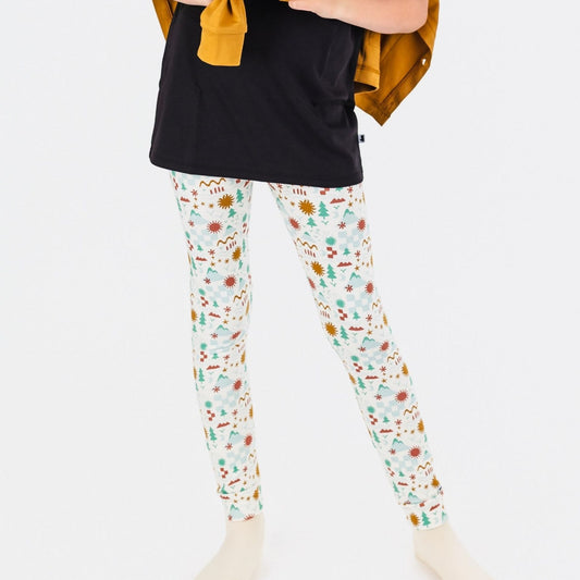 Youth Bamboo Leggings | Icon Landscape