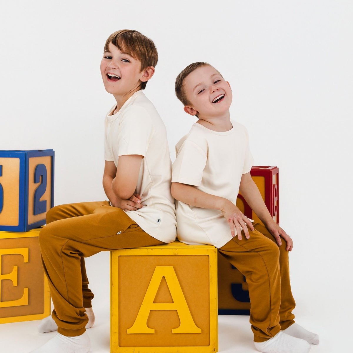 Kids’ Lightweight Bamboo Joggers | Umber
