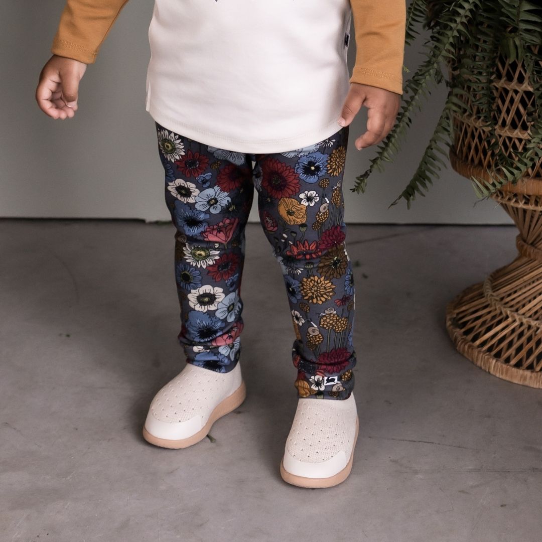 Kids' Bamboo Leggings | Autumn Floral