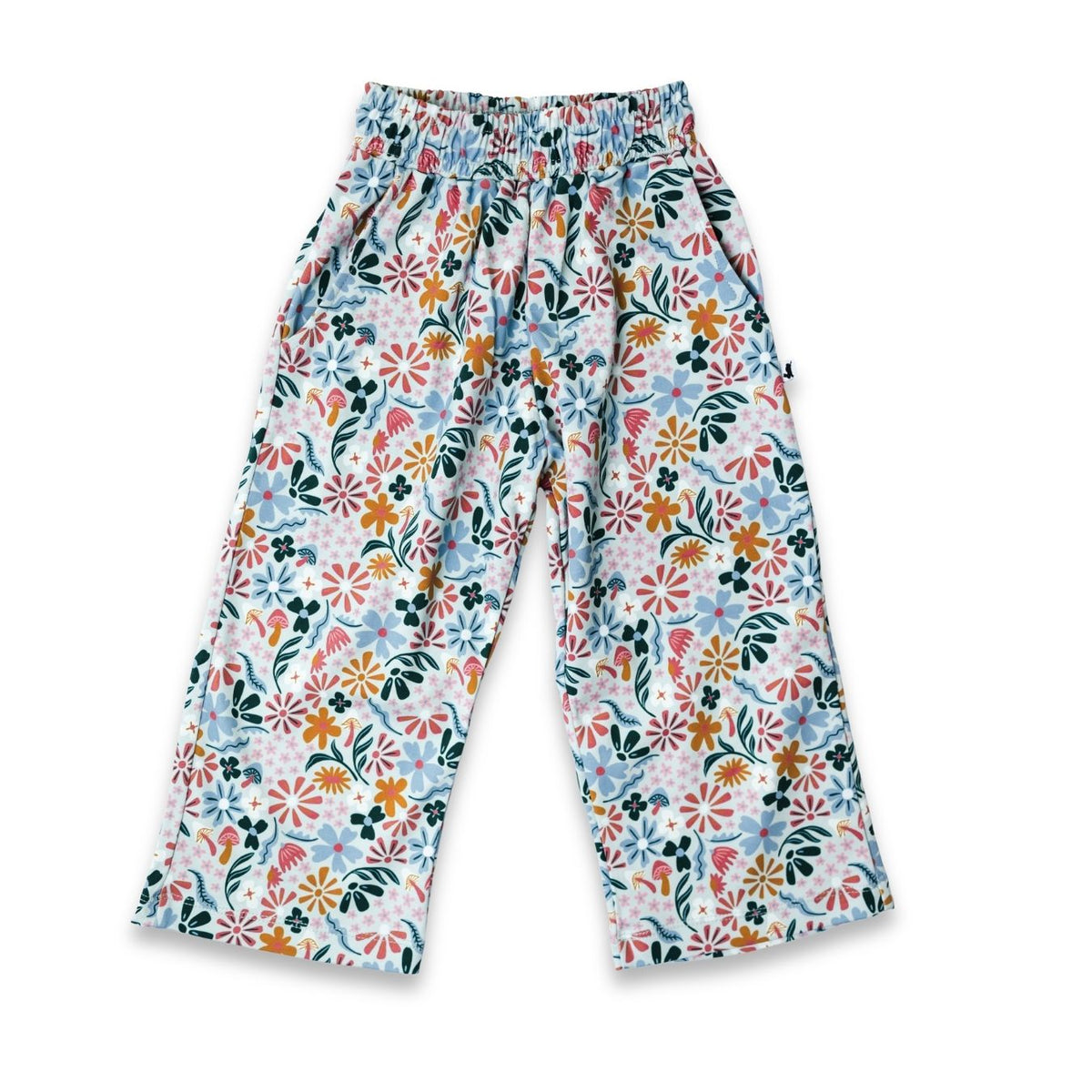 Kids' Bamboo Wide Leg Pants | Floating Floral