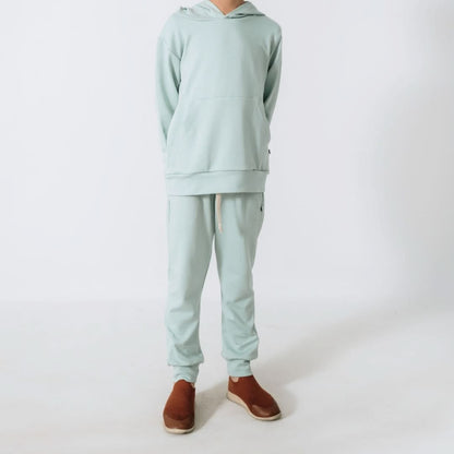 Youth Lightweight Bamboo Joggers | Tangerine Crush - additional view