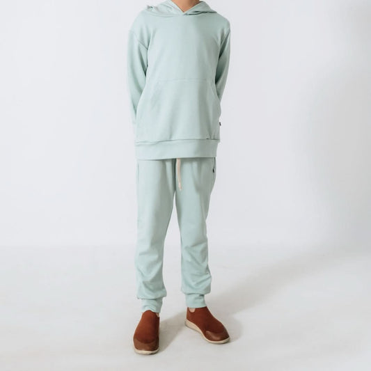 Youth Lightweight Bamboo Joggers | Tangerine Crush - additional view