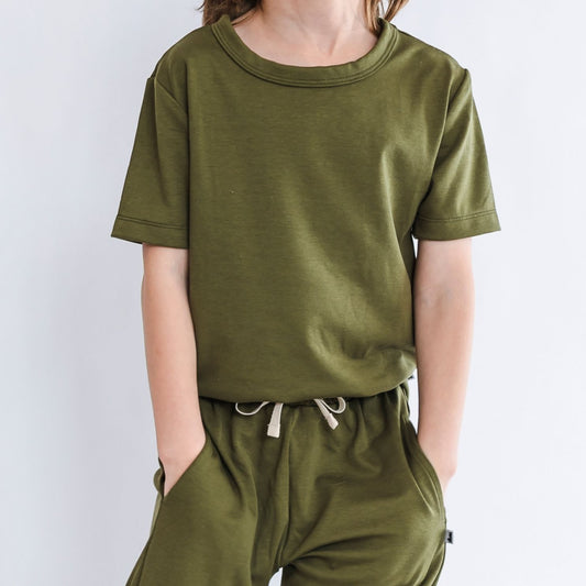 Baby/Kids’ Bamboo T-shirt | Olive