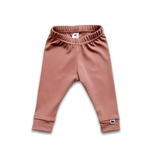 Baby/Kids Bamboo Leggings - Terracotta - Little & Lively