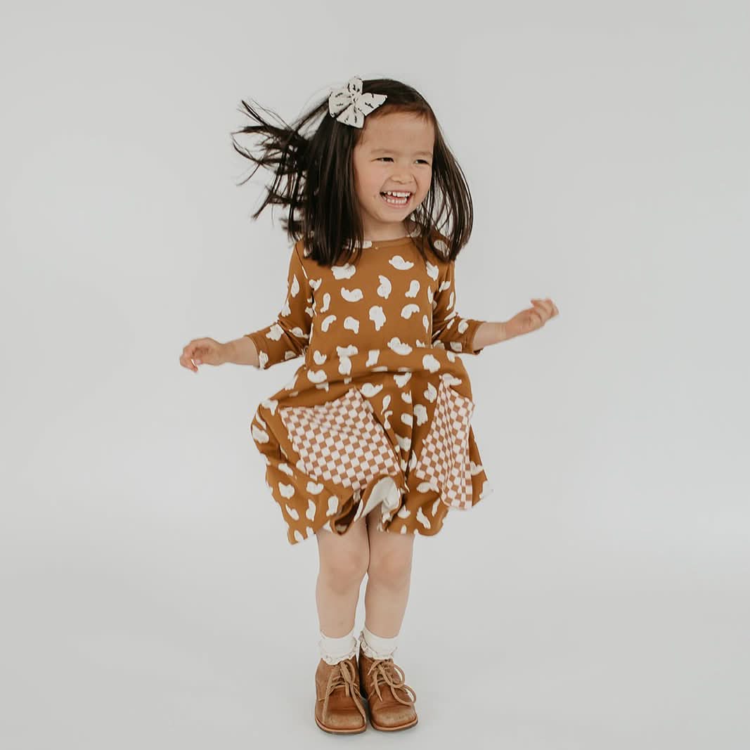 Baby/kid’s/youth Clementine Dress | Friendly Ghosts Girl’s Bamboo/cotton 5