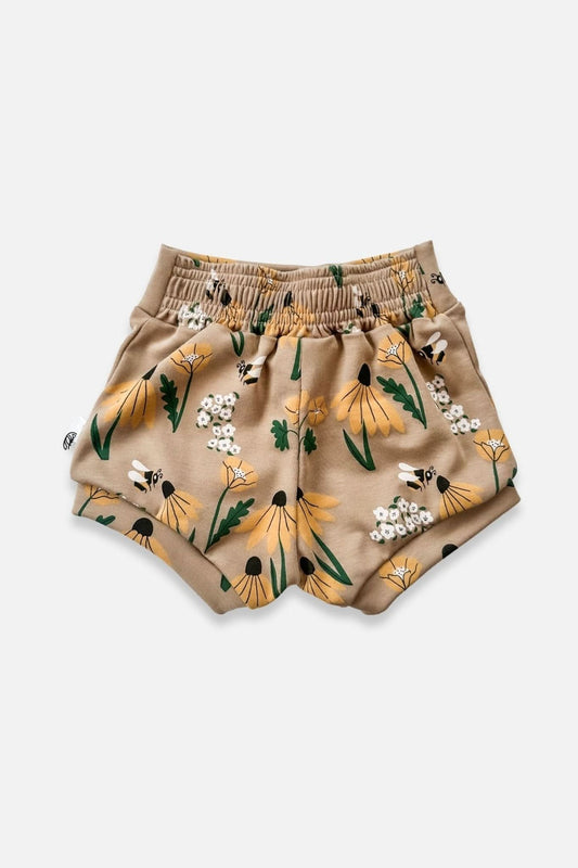 Baby Bamboo High-Waisted Shorties | Bumblebee Meadow