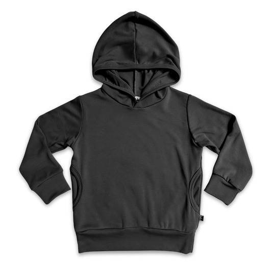 Kids Lightweight Bamboo Hoodie - Ash - Little & Lively