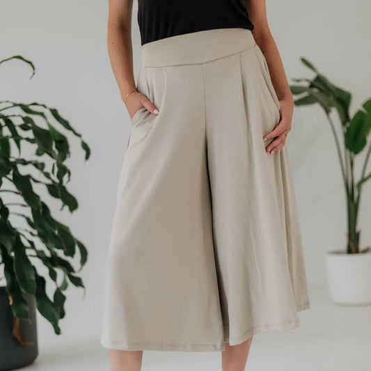 Ladies' Bamboo Allegra Pants - Beach Stone - Little & Lively