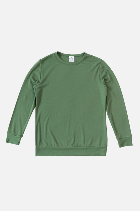 Ladies' Bamboo Pullover - Leaf Green - Little & Lively