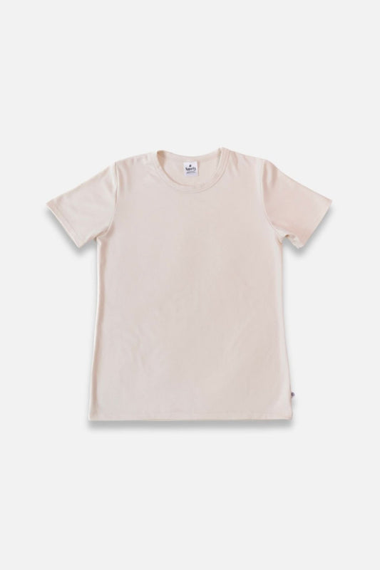 Ladies' Bamboo T-shirt - Cream - Little & Lively
