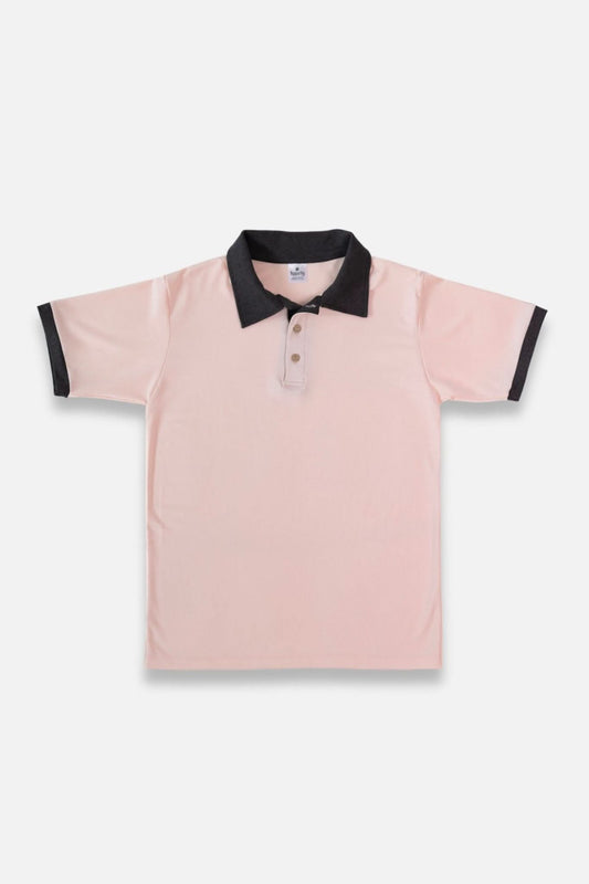 Men's Bamboo Polo Shirt - Blush - Little & Lively