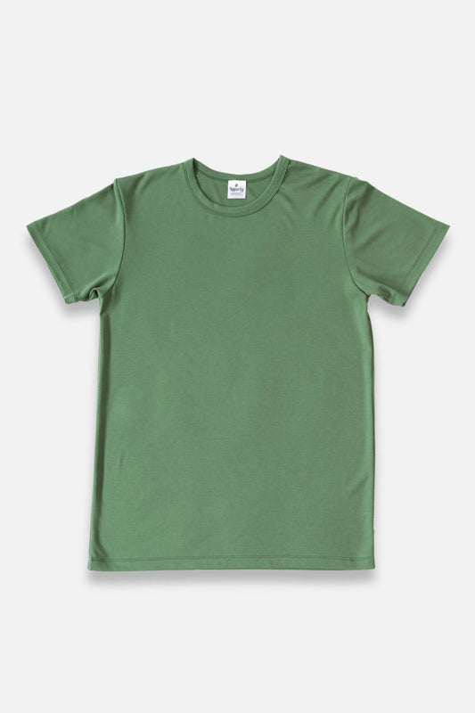 Men's Bamboo T-shirt - Leaf Green - Little & Lively