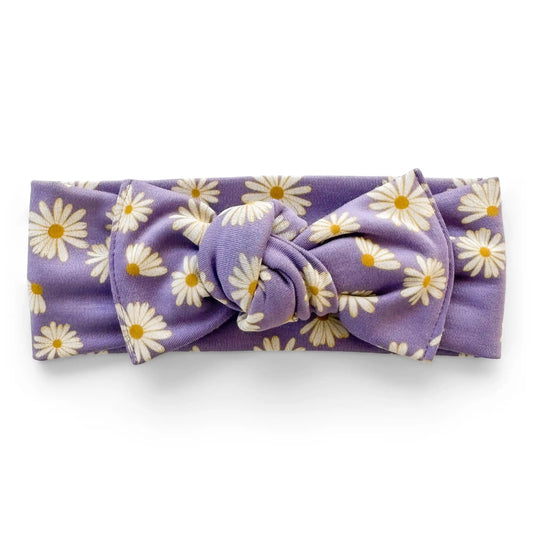 Purple Daisies | Headwrap