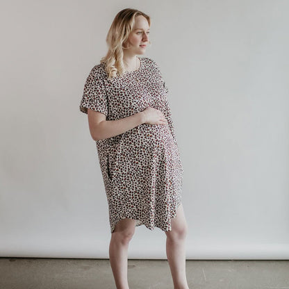 Ladies’ Bamboo Winslow Dress | Snow Leopard