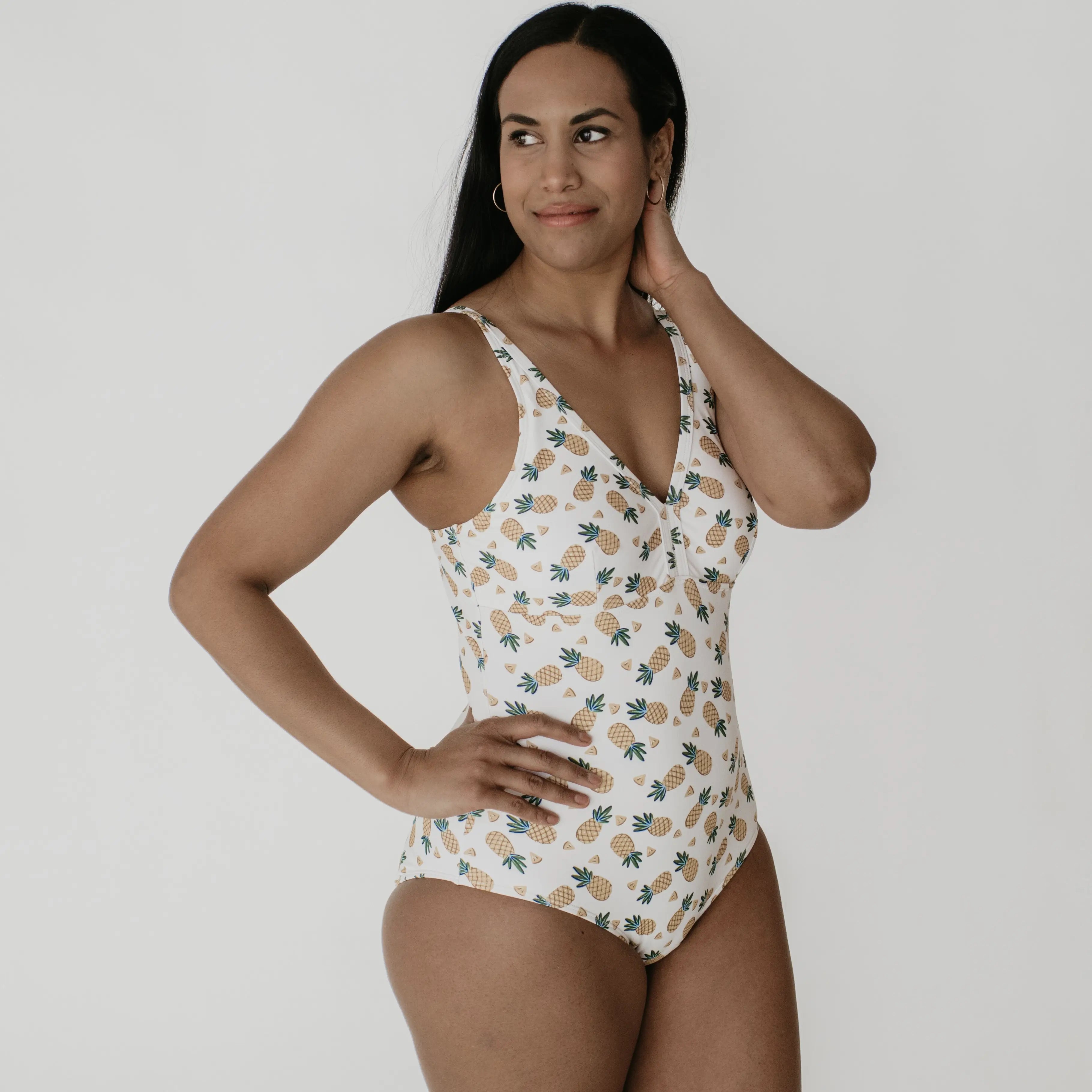 Women's One Piece Swimsuit | Wynnie/Pineapples