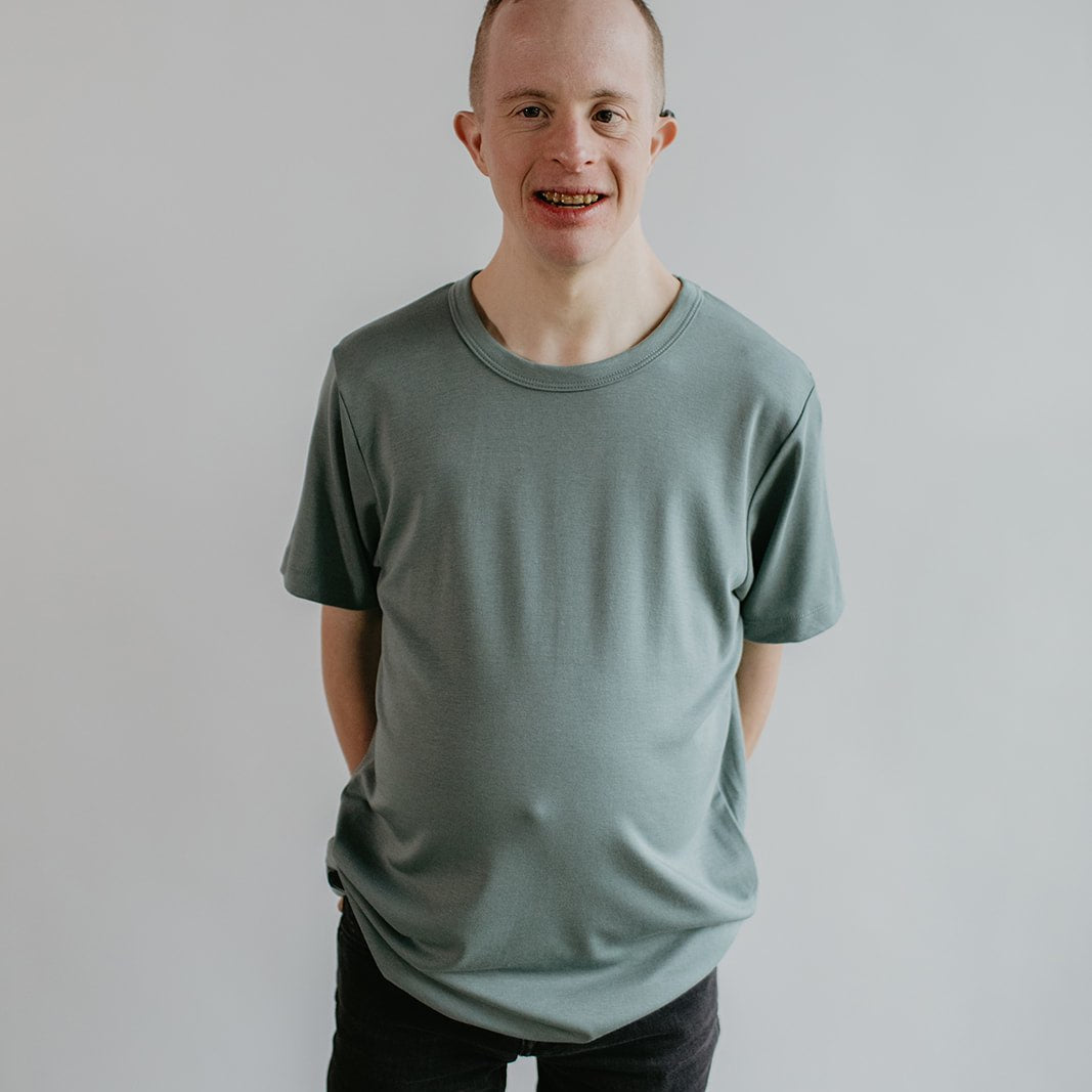Adult Unisex Crewneck T-shirt | Eucalyptus Men’s T-shirt Bamboo/cotton 6