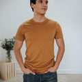 Adult Unisex Crewneck T-shirt | Umber Men’s T-shirt Bamboo/cotton 1