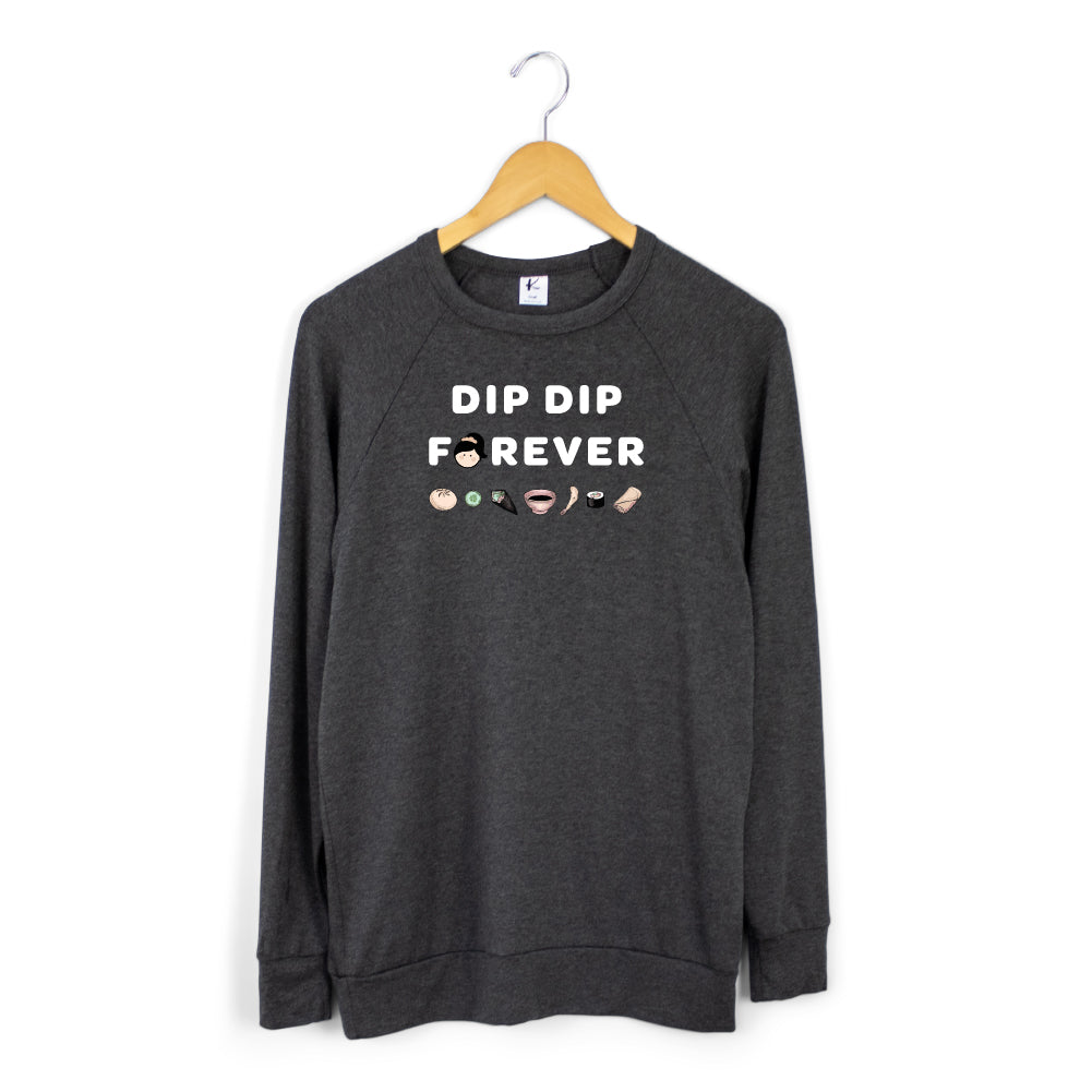 Adult Unisex 'Dip Dip Forever' Pullover | Charcoal