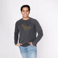 Adult Unisex ’t-rex’ Pullover | Charcoal Men’s Bamboo/cotton 1