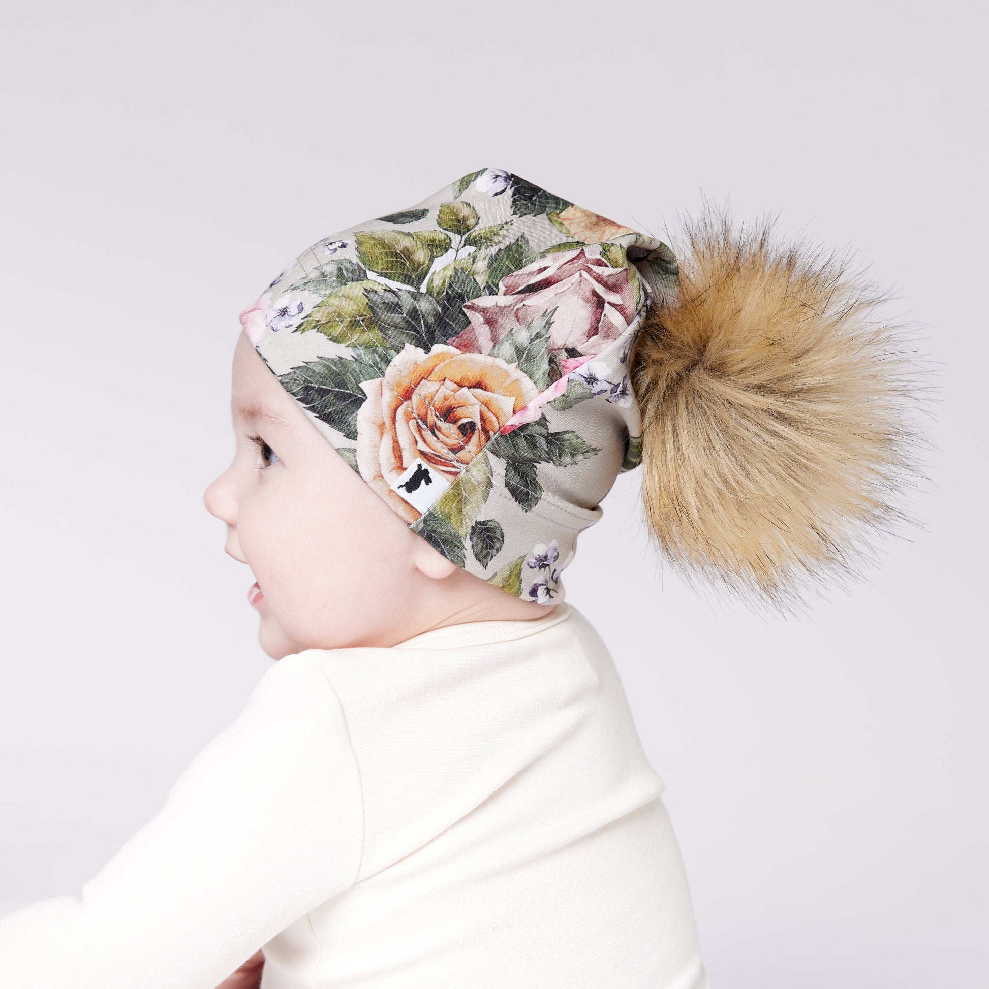 Pom-Pom Beanie Hat - Fleece and NON-Fleece Lined - LV – Beauty Bird Vintage