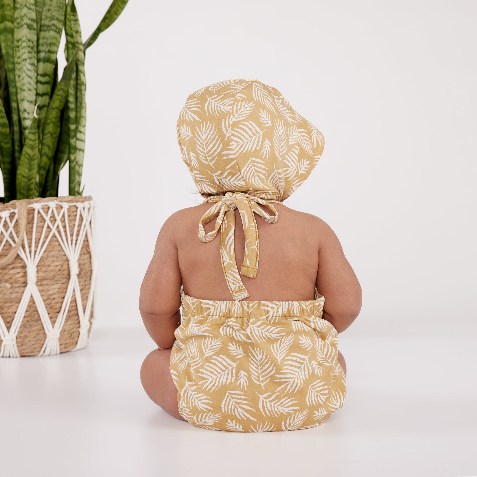 Baby Romper | Palm Fronds