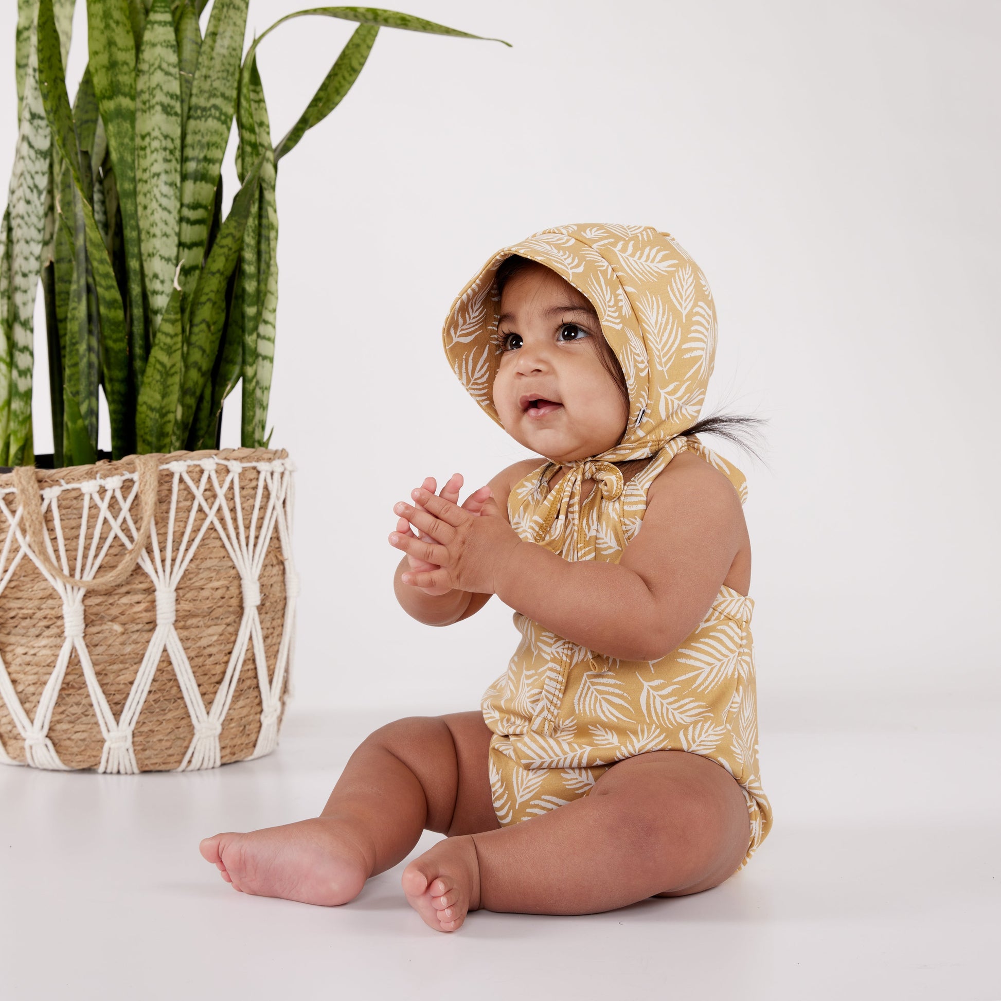 Baby Romper | Palm Fronds