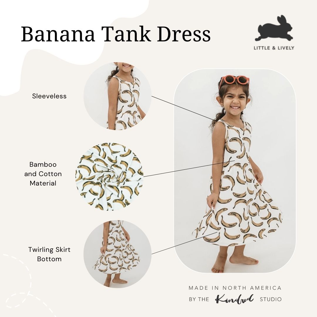 Baby/Kid's Tank Dress | Banana