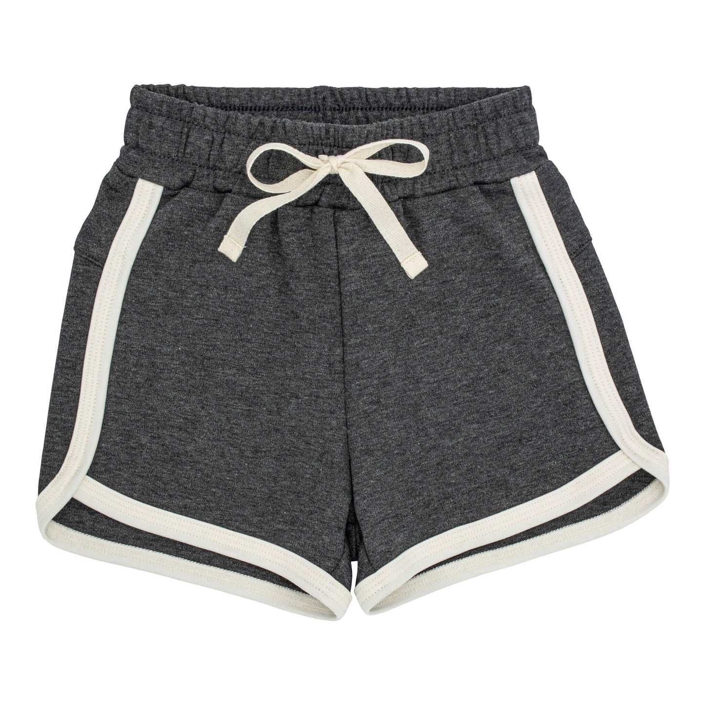 Baby/kid’s Track Shorts | Charcoal Kid’s Bamboo/cotton 1