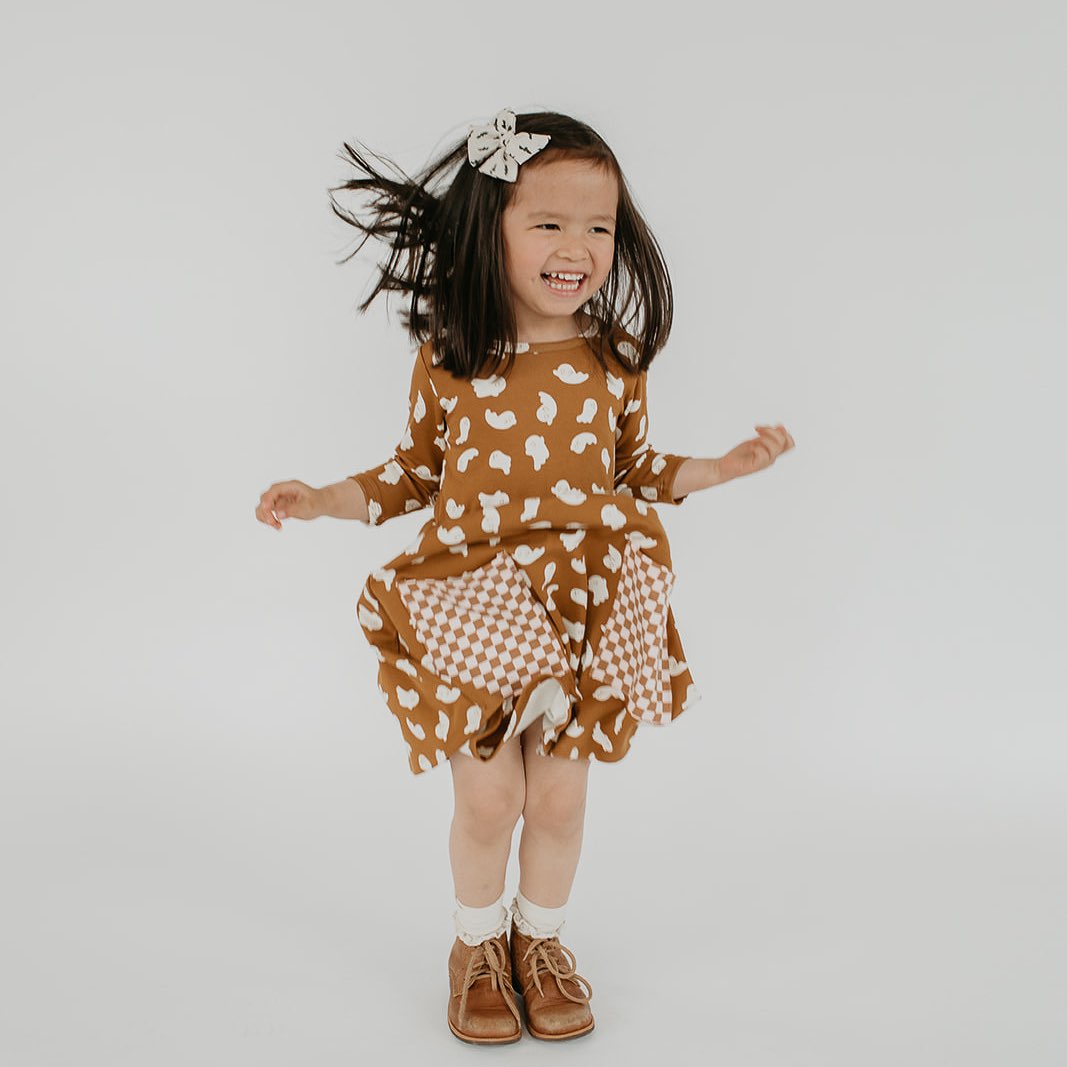 Baby/kid’s/youth Clementine Dress | Friendly Ghosts Girl’s Bamboo/cotton 5