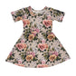 Baby/kid’s/youth Daphne Dress | Antique Floral Girl’s Bamboo/cotton 1