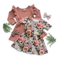 Baby/kid’s/youth Daphne Dress | Antique Floral Girl’s Bamboo/cotton 10