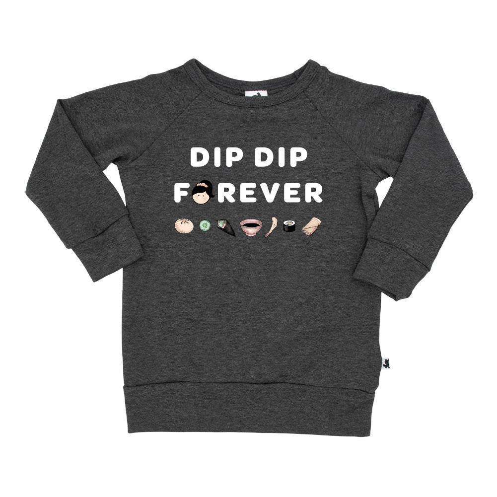 Baby/Kid's/Youth 'Dip Dip Forever' Pullover | Charcoal