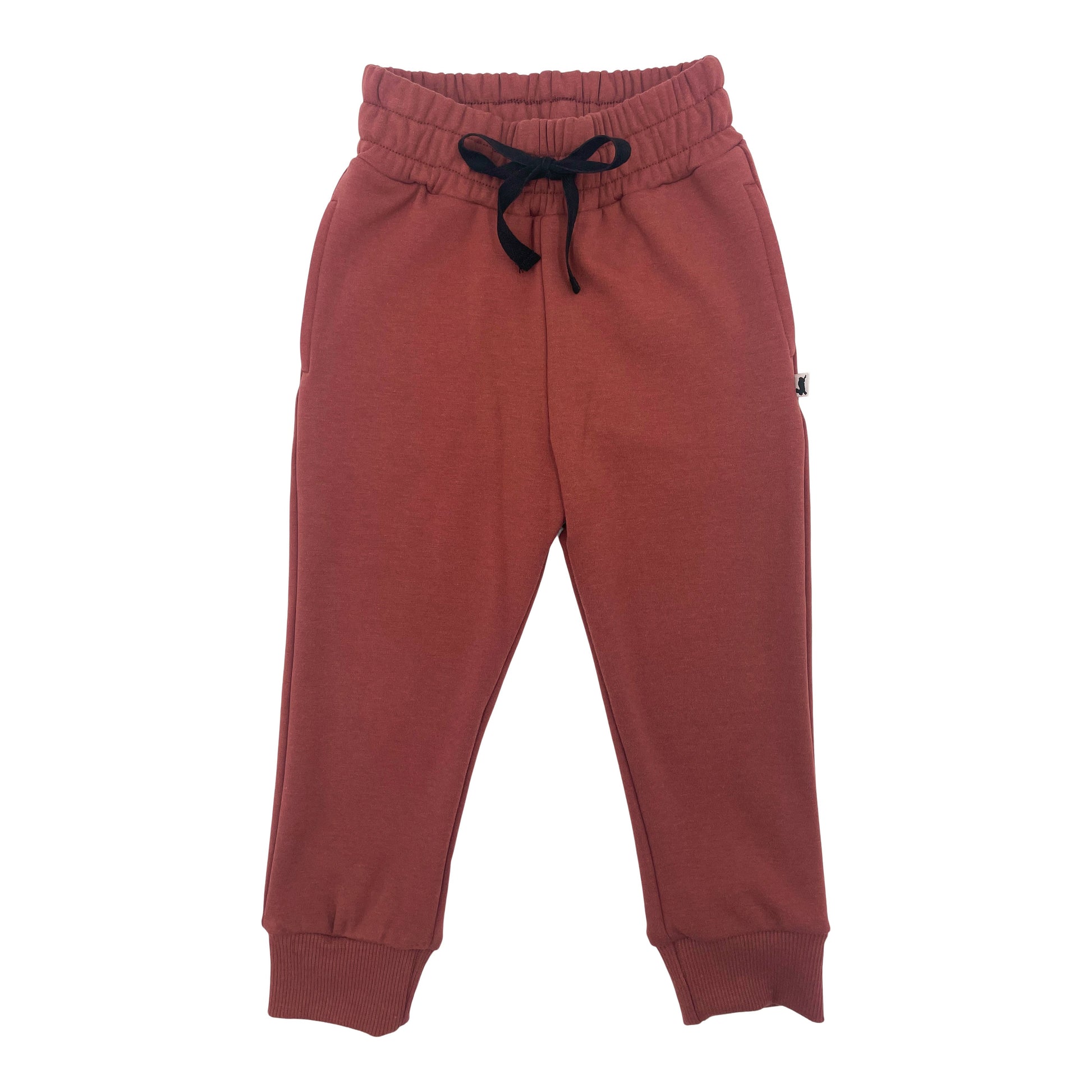 Baby/Kid's/Youth Fleece-Lined Drawstring Joggers | Burgundy