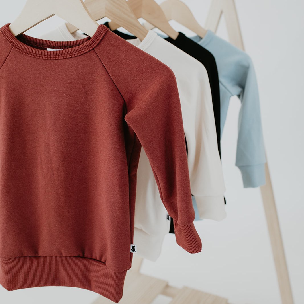 Baby/Kid's/Youth Fleece-Lined Pullover | Burgundy