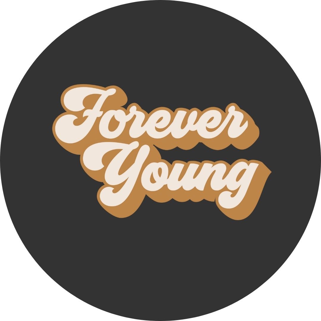 Baby/Kid's/Youth 'Forever Young' Slim-Fit T-Shirt | Black
