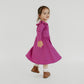 Baby/kids/youth Harper Dress | Magenta Girl’s Bamboo/cotton 2