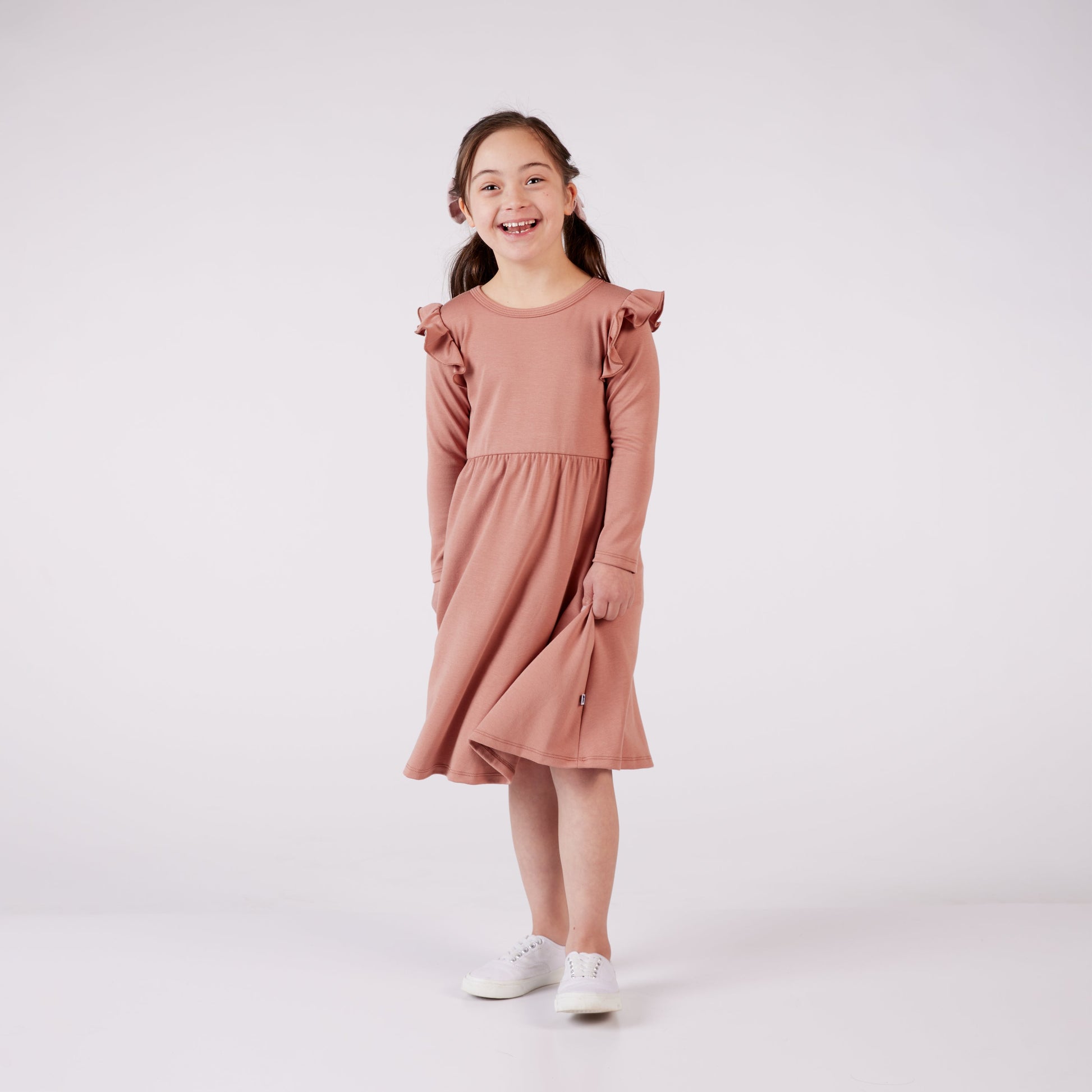Harper Dress  Terracotta - Little & Lively