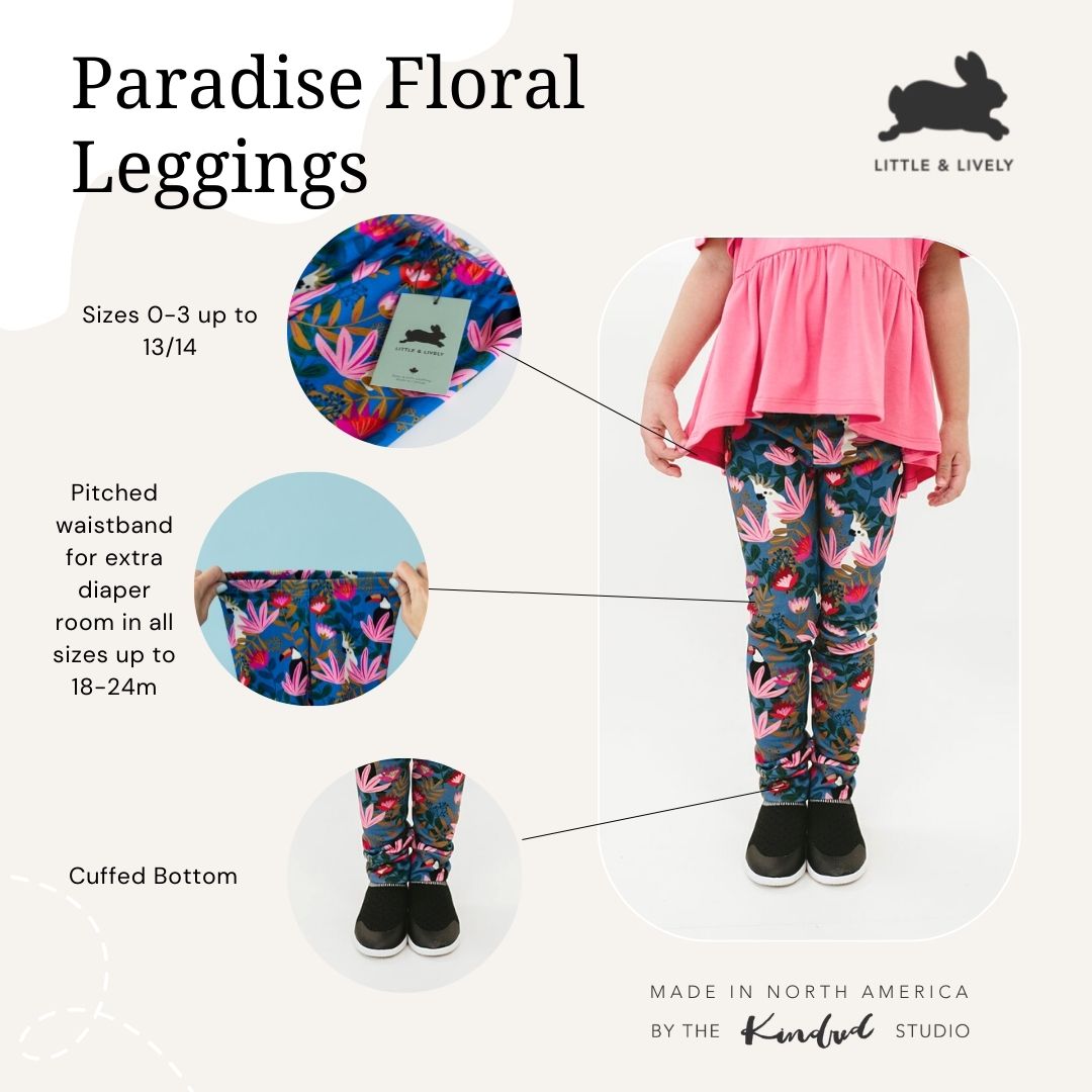 Lillian Floral Bamboo Leggings – Laree + Co.