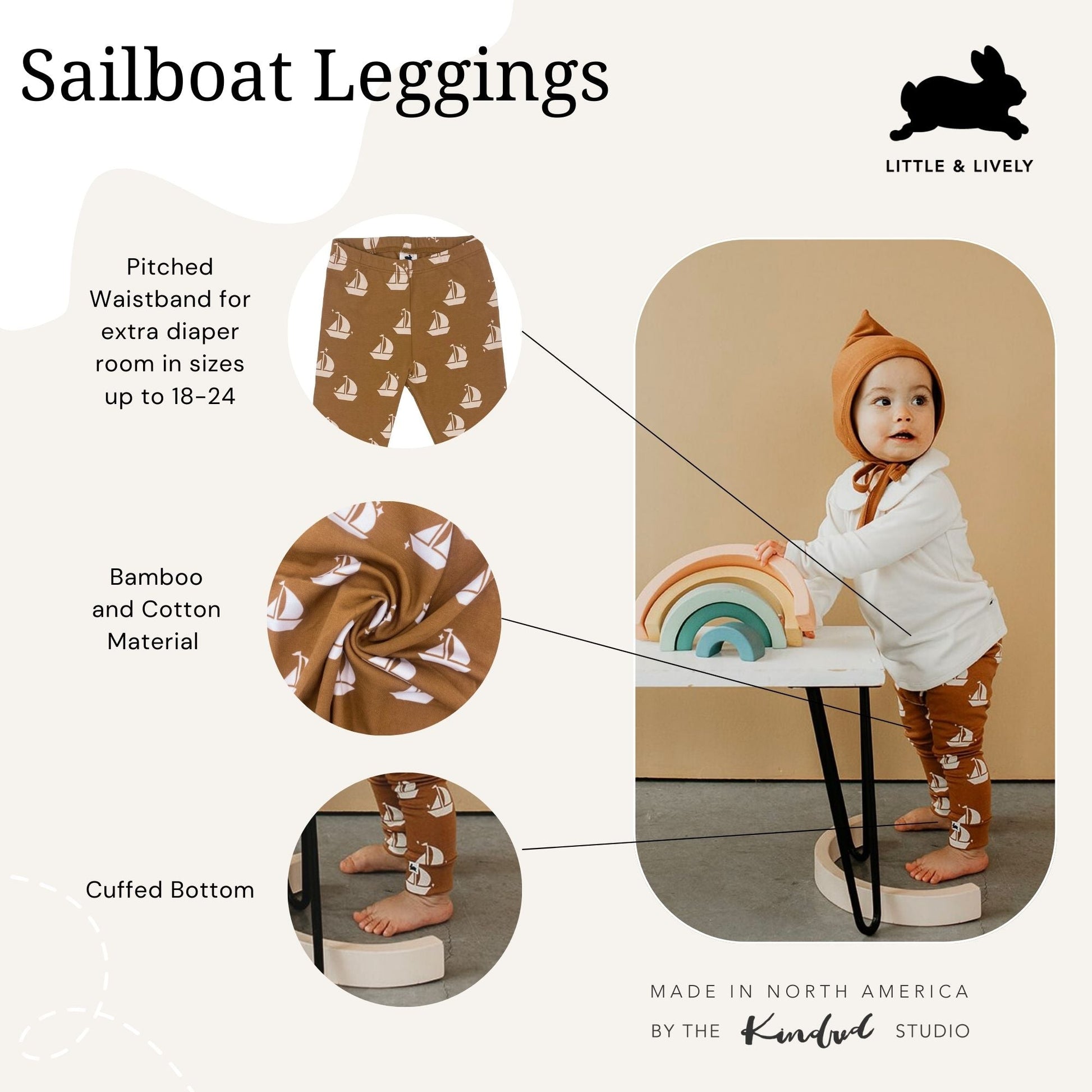 Leggings | Sailboats