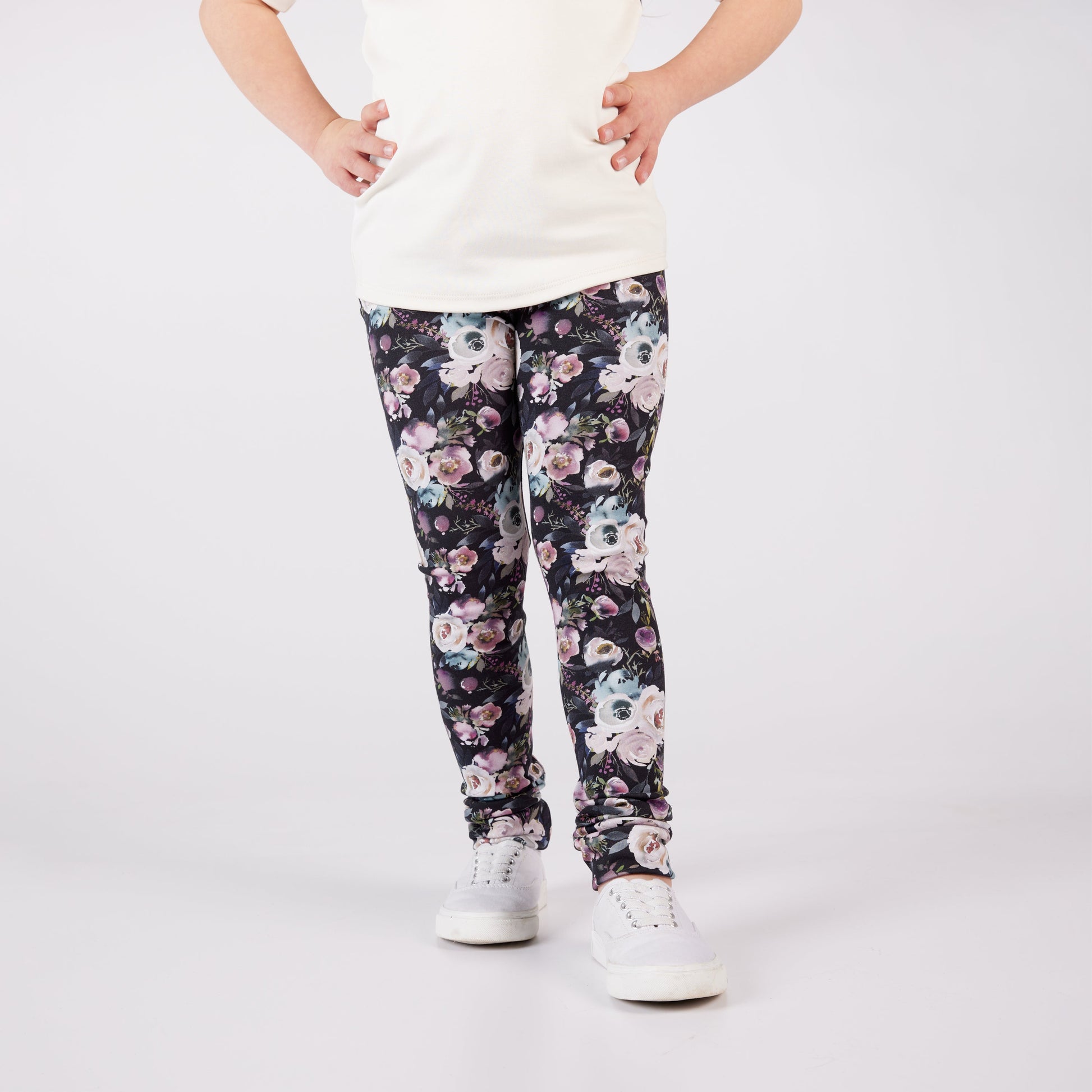 Floral Print Leggings For Baby Girls Warm Baby Tights, Sizes 50 65