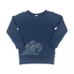 Baby/kid’s/youth ’make Waves’ Pullover | Navy Kid’s Bamboo/cotton 1