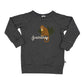 Baby/kid’s/youth ’monkey’ Pullover | Charcoal Kid’s Bamboo/cotton 1