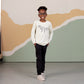 Baby/kid’s/youth ’t-rex’ Pullover | Ash Kid’s Bamboo/cotton 4