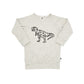 Baby/kid’s/youth ’t-rex’ Pullover | Ash Kid’s Bamboo/cotton 1